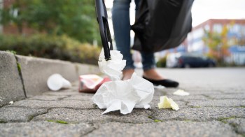 Single Allentown resident, litter cleanup efforts