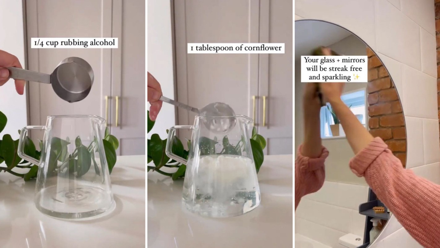 DIY expert shares low-cost glass cleaner