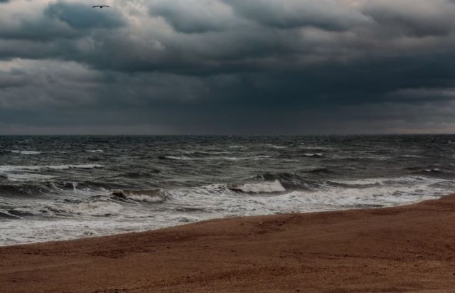 Ominous beach in Guatemala