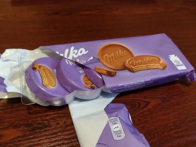 Milka chocolate packaging