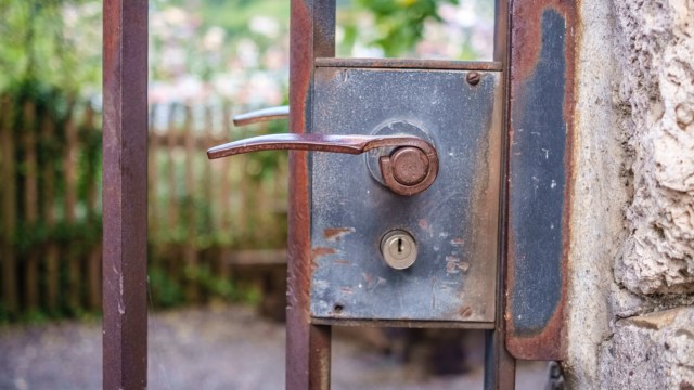 "Our neighbor's yard is filled with junk and we can't afford a new fence to hide it."