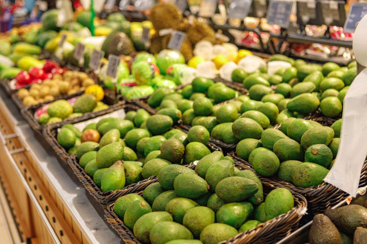 Packaging in grocery stores and other plastic-wrapped fruits.
