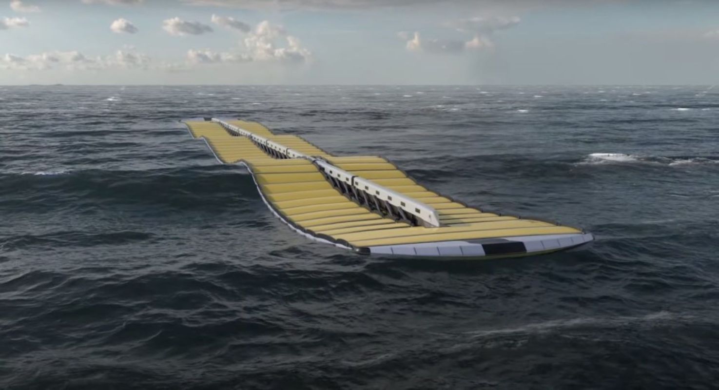The Waveline Magnet using ocean waves to power the world