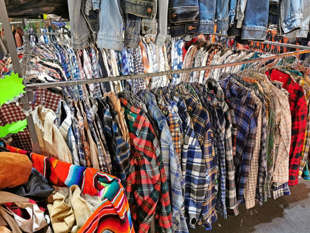 Save money thrifting, Clothing for around half the price