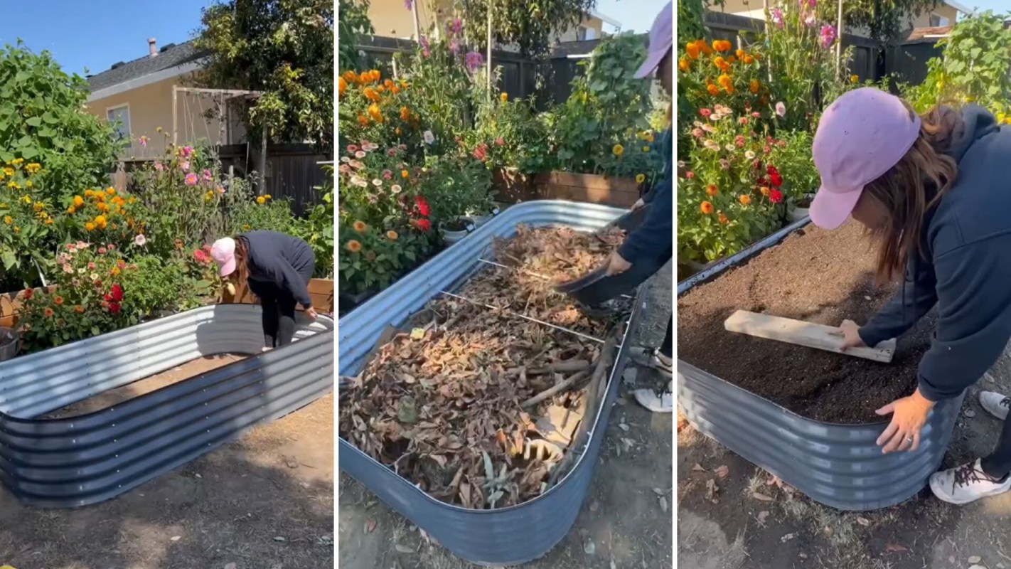 This hack costs less than buying soil to fill the entire garden bed.
