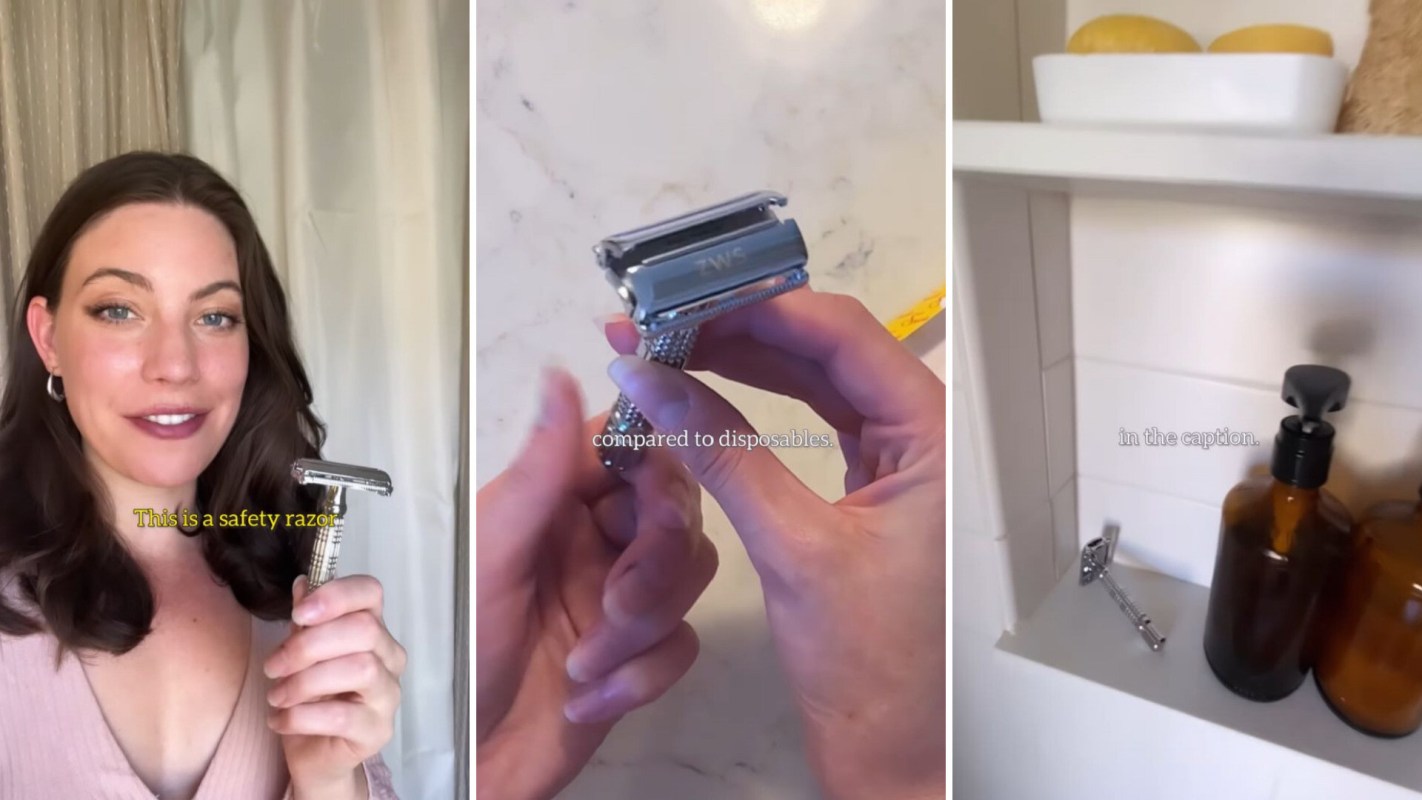 A safety razor is one of the best zero-waste swaps