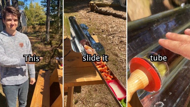 Mysterious, high-tech Solar oven
