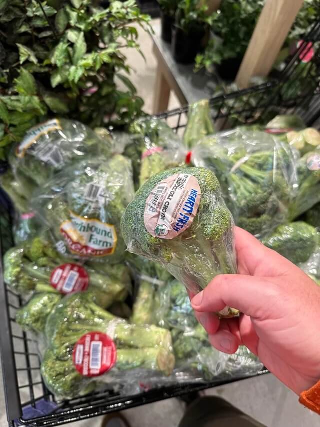 “Don't buy this, and complain to the produce person."