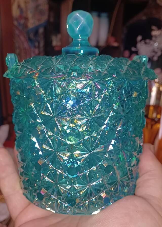 The company “is renowned for innovative glass colors as well as handpainted decorations on pressed and blown glassware.”
