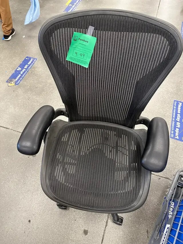 Thrift shopper sparks envy with photo of the designer chair