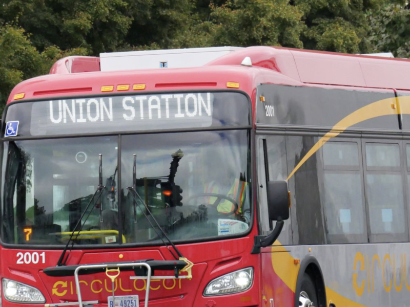 Take public transit instead of driving