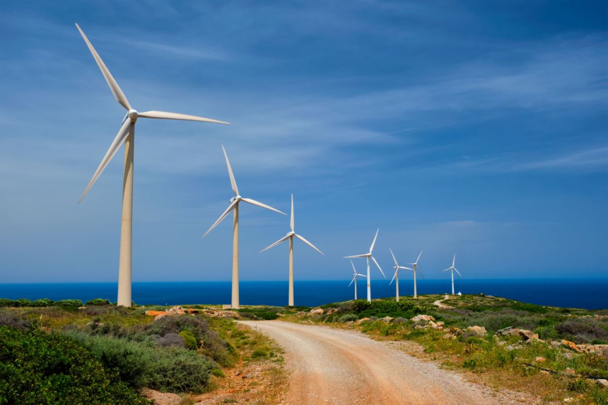 The turbines can provide up to 92% of the energy needed for the data centers with wind.