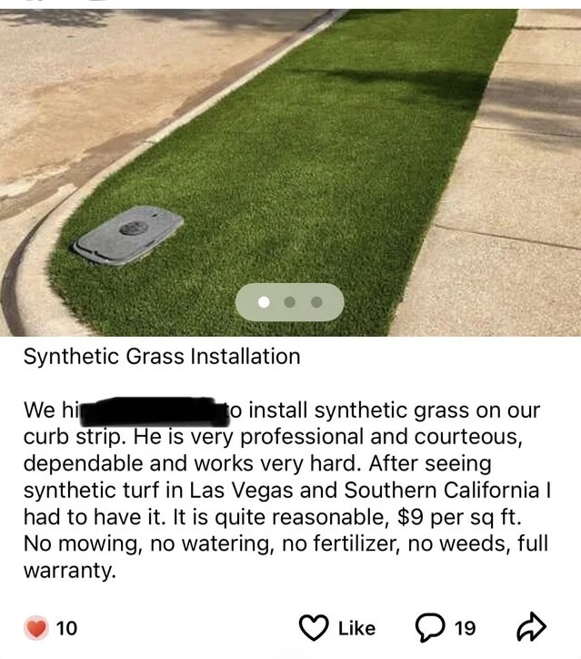 If you're looking for a low-maintenance lawn, there are so many other options.