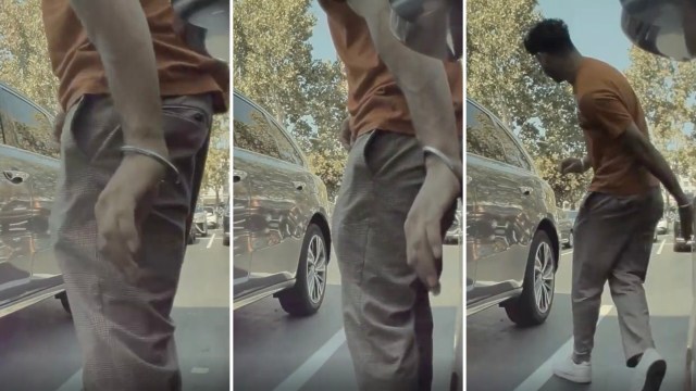 "Of course it's one of those jerks that don't return their cart."