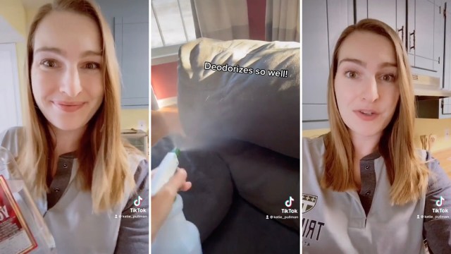 "For me, I use it to deodorize my couch."