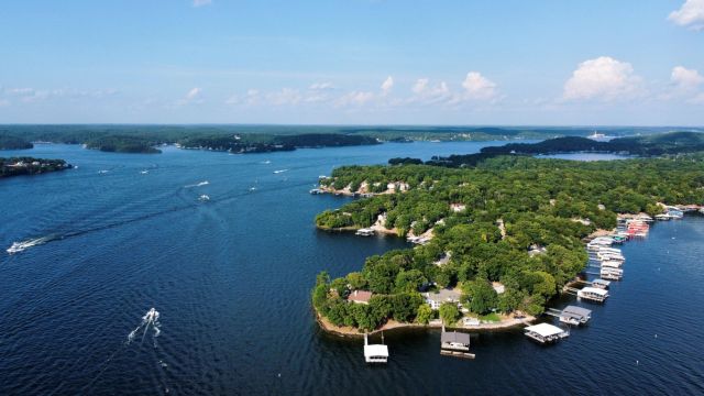 The Lake of the Ozarks in Missouri.