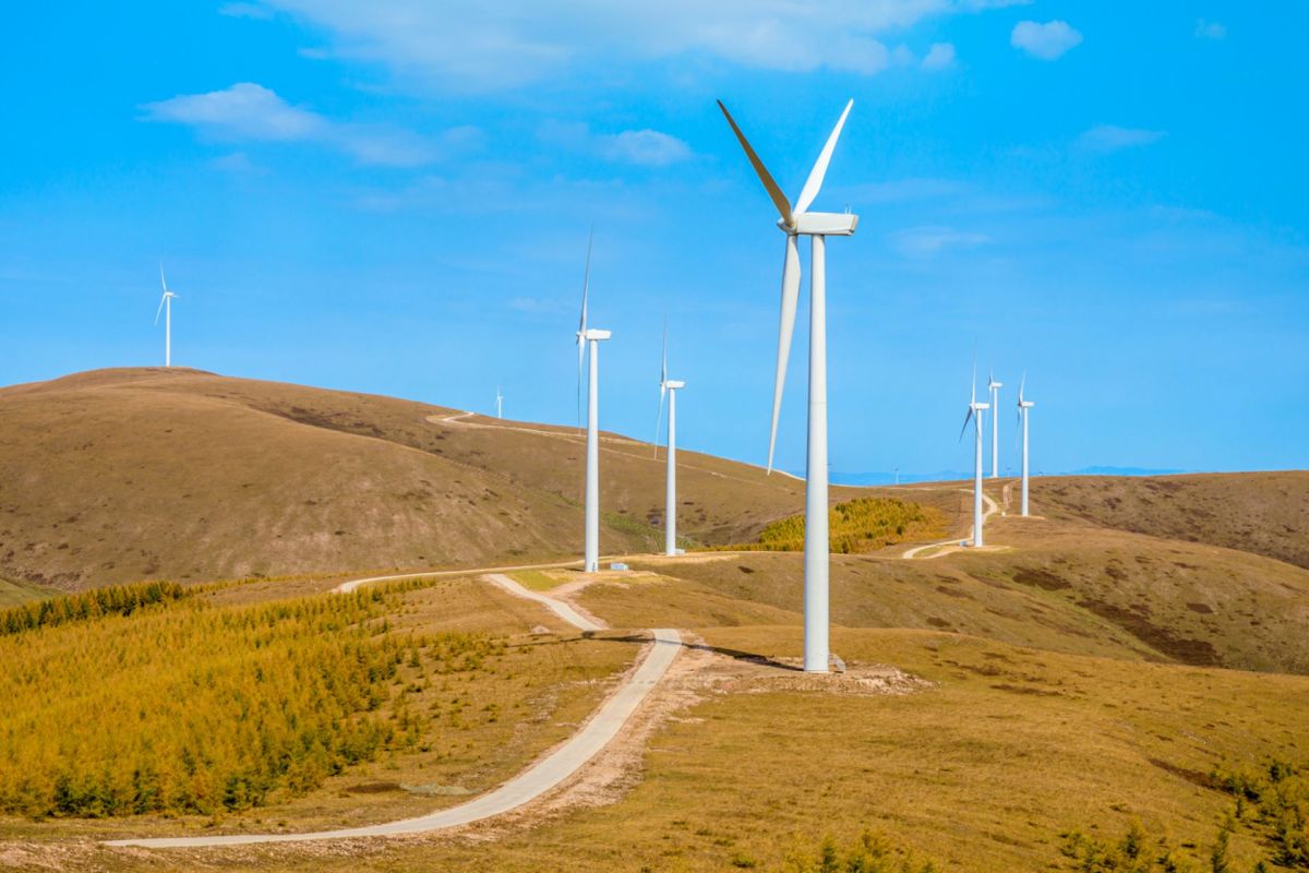 The turbine is able to generate power in winds as fast as nearly 137 miles per hour.