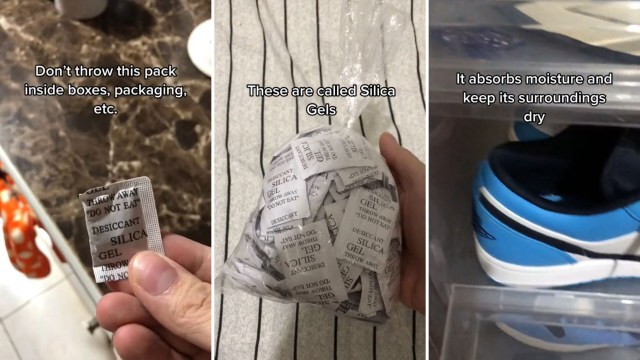 "Protect your sneakers from mold and sole [separation]."