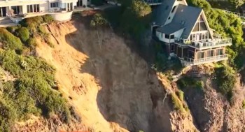 The landslides occurred following heavy rains in the area.