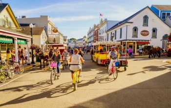 "The lack of motor vehicles on Mackinac Island has given the place a special character that makes it truly feel like a vacation escape."