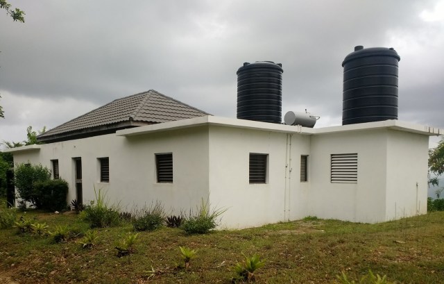 The home is resistant to fires, hurricanes, earthquakes, and insects and is "mostly water, bullet, and sound proof."