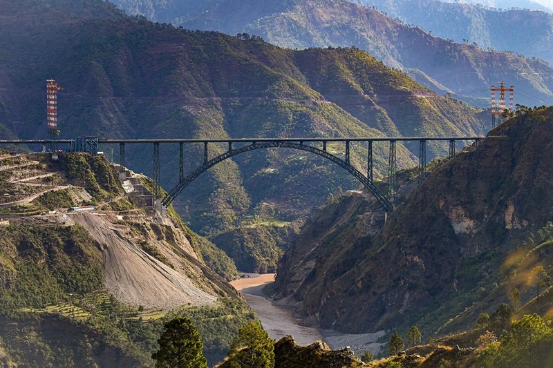 Worlds highest Railway Bridge in Chenab (2023)