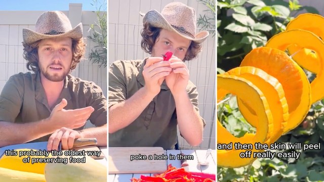 "It's a great way to save food for the winter."