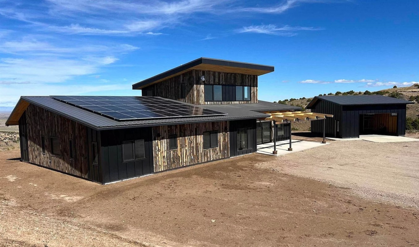 The design of the home was recognized as the second-best net-zero home in the U.S. and the fourth-best in the world.