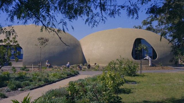 One such architect's 'futuristic' buildings are still standing and have celebrated their 50th anniversary.
