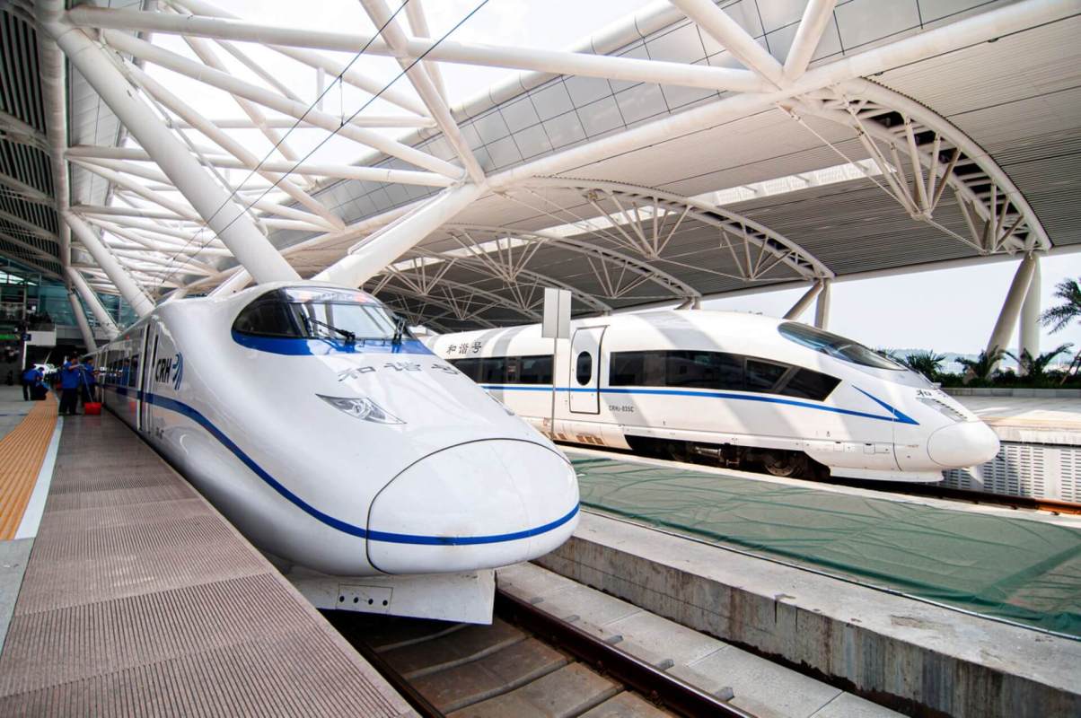 China will continue to construct its high-speed rail system until it reaches every city with a population of at least 500,000 people.