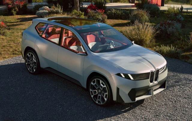 The BMW Vision Neue Klasse X electric sport activity vehicle will have other features intended to reduce its environmental impact.