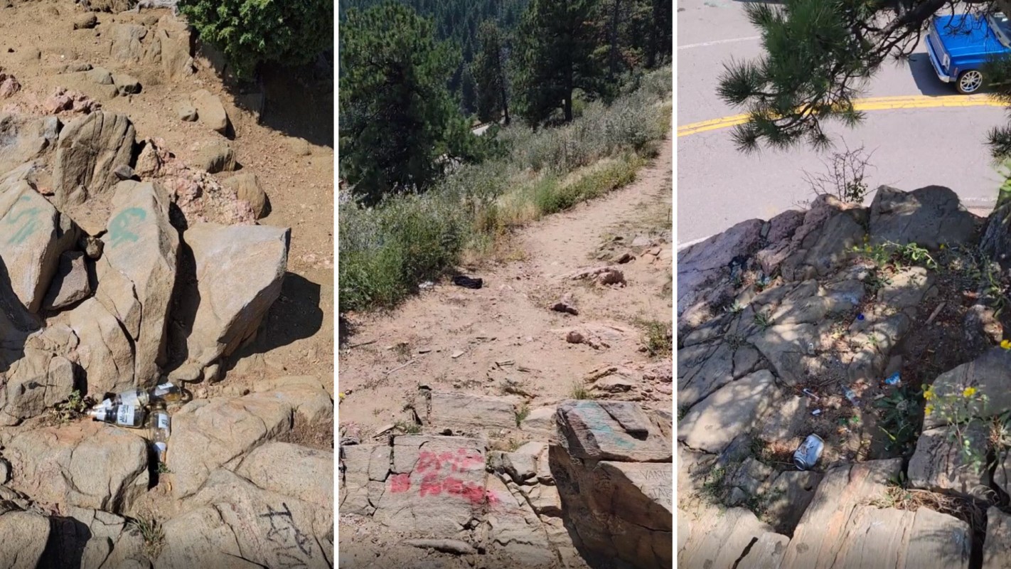 One Redditor in Colorado took to the r/Hiking community to share a frustrating experience of cleaning up other people's litter on Lookout Mountain.