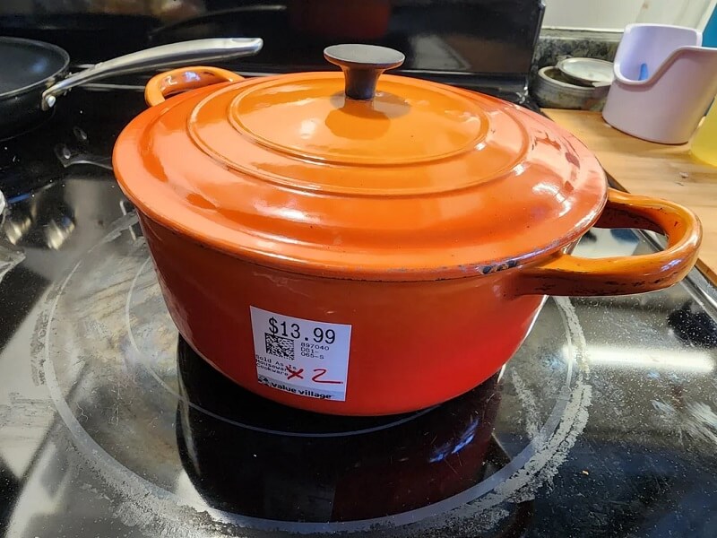 "I believe Le Creuset has a lifetime warranty and you can send them an email if something is damaged or missing."