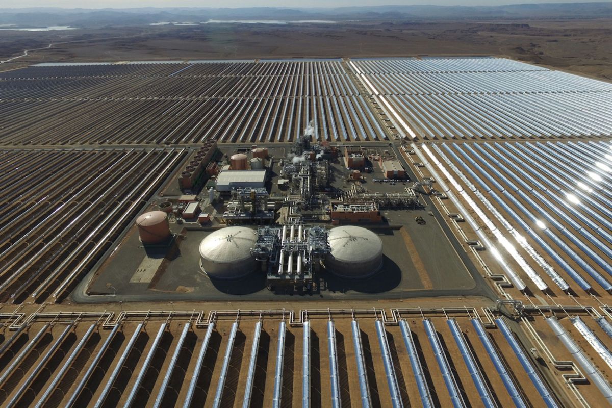 The North African country boasts the world’s largest concentrated solar power plant.