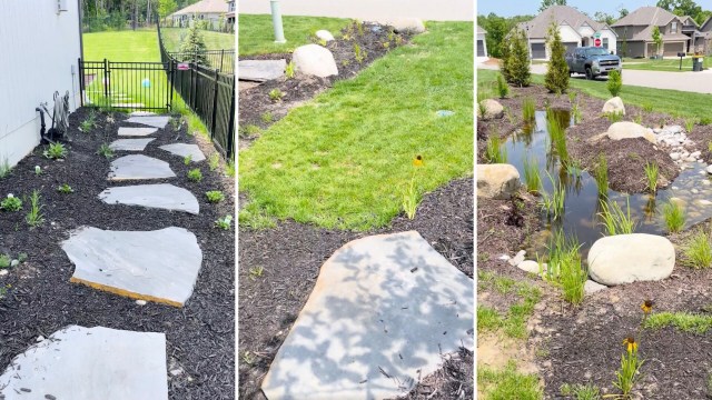 "The idea is to slow and filter the water."