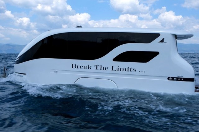 "It's impressive that this can serve as both a boat and an RV."