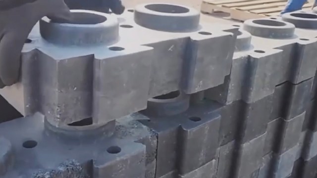 Plaex plastic bricks for sustainable house building.
