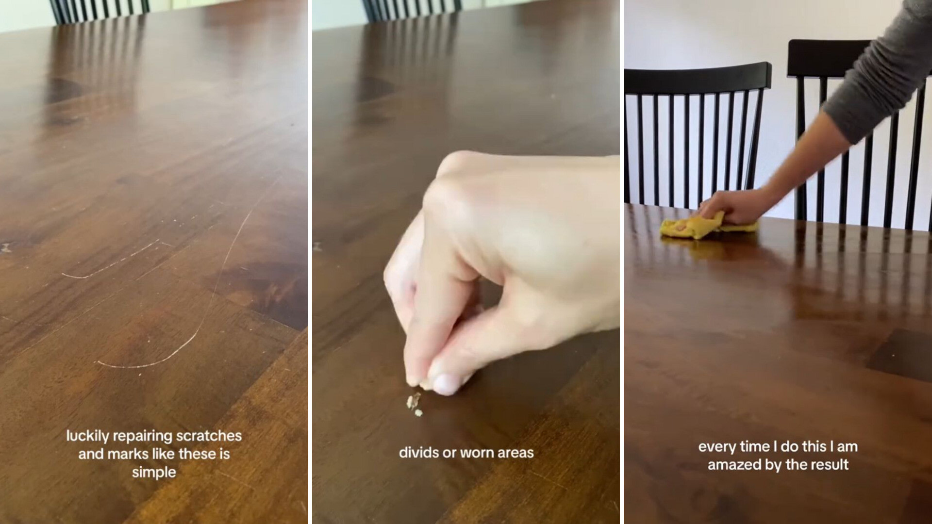 woman-shares-simple-trick-to-remove-scratches-from-wooden-furniture