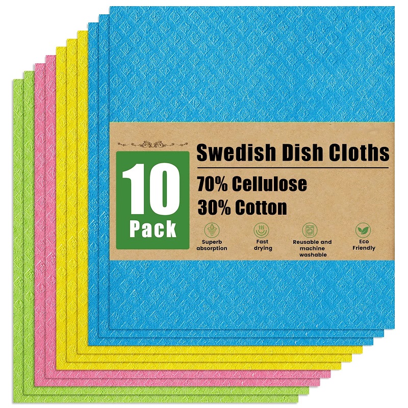 Washable, reusable kitchen towels for daily spills …