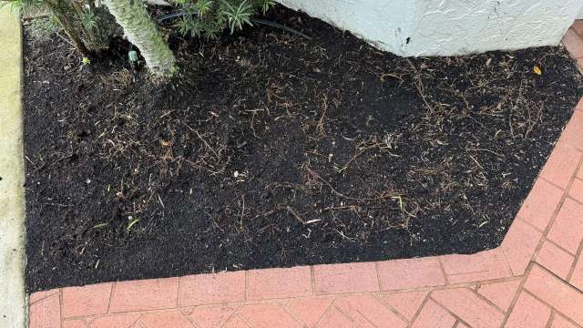 "It will not stop weeds or other unwanted growth."