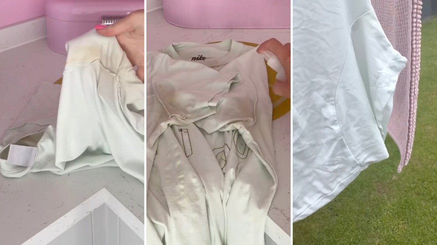how to get sweat stains out of satin dress 9 DIY Ways to Remove Sweat Stains from Clothes << The Secret Yumiverse :: WonderHowTo