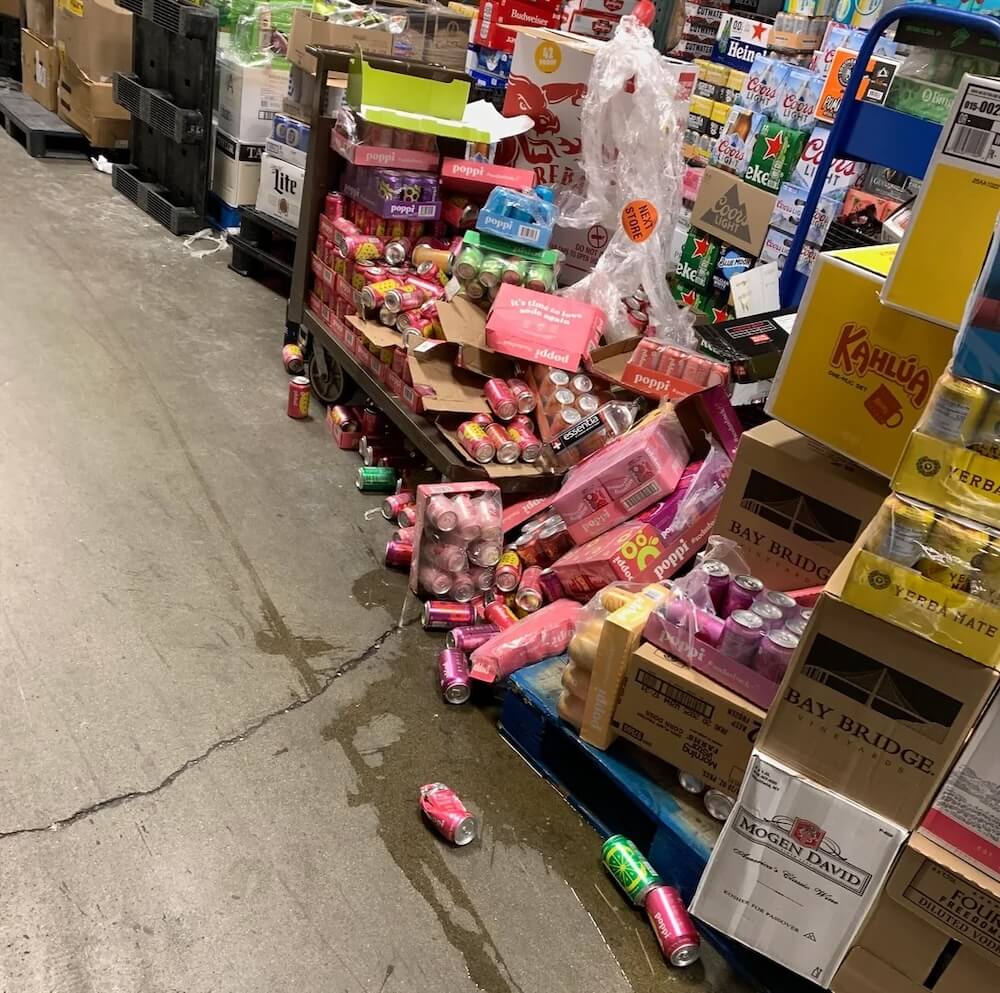 "The amount of alcohol in that back room is out of control."