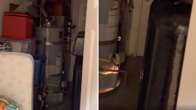 "Shut the gas off immediately. Call a plumber. This is extremely dangerous."