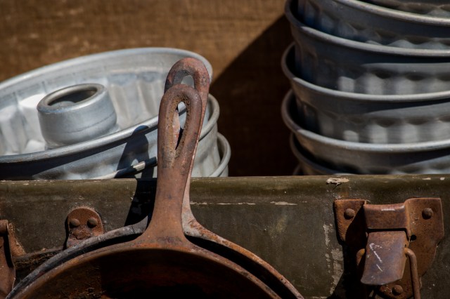 Finding the classic bake set for such a steal is one of the many reasons why shopping at thrift stores is a worthy activity.