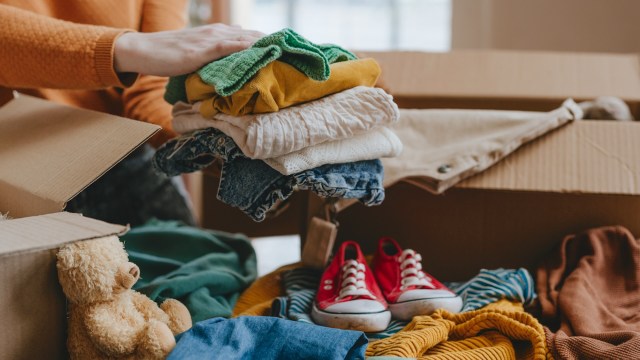 "Trade with one another when their kids grow out of them."