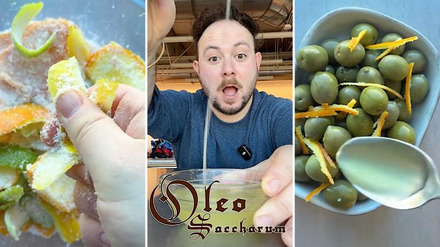 "We have lemon and lime trees, and when they are in season we get heaps."