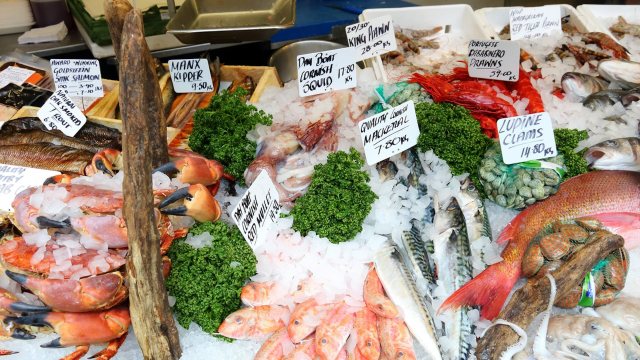 "The U.K. is a large producer of herring and mackerel."