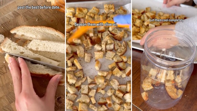 With a little bit of work, stale bread can still be delicious.