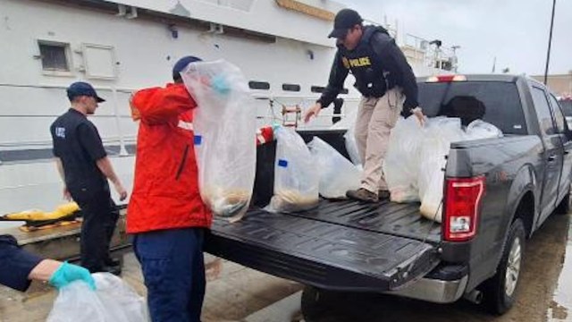 When they refused to stop, officers forcibly shut down their boat engines.