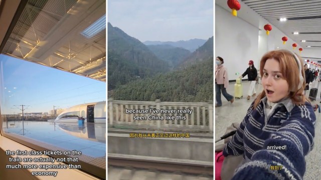 The creator woke up at 4:30 a.m. for the trip.